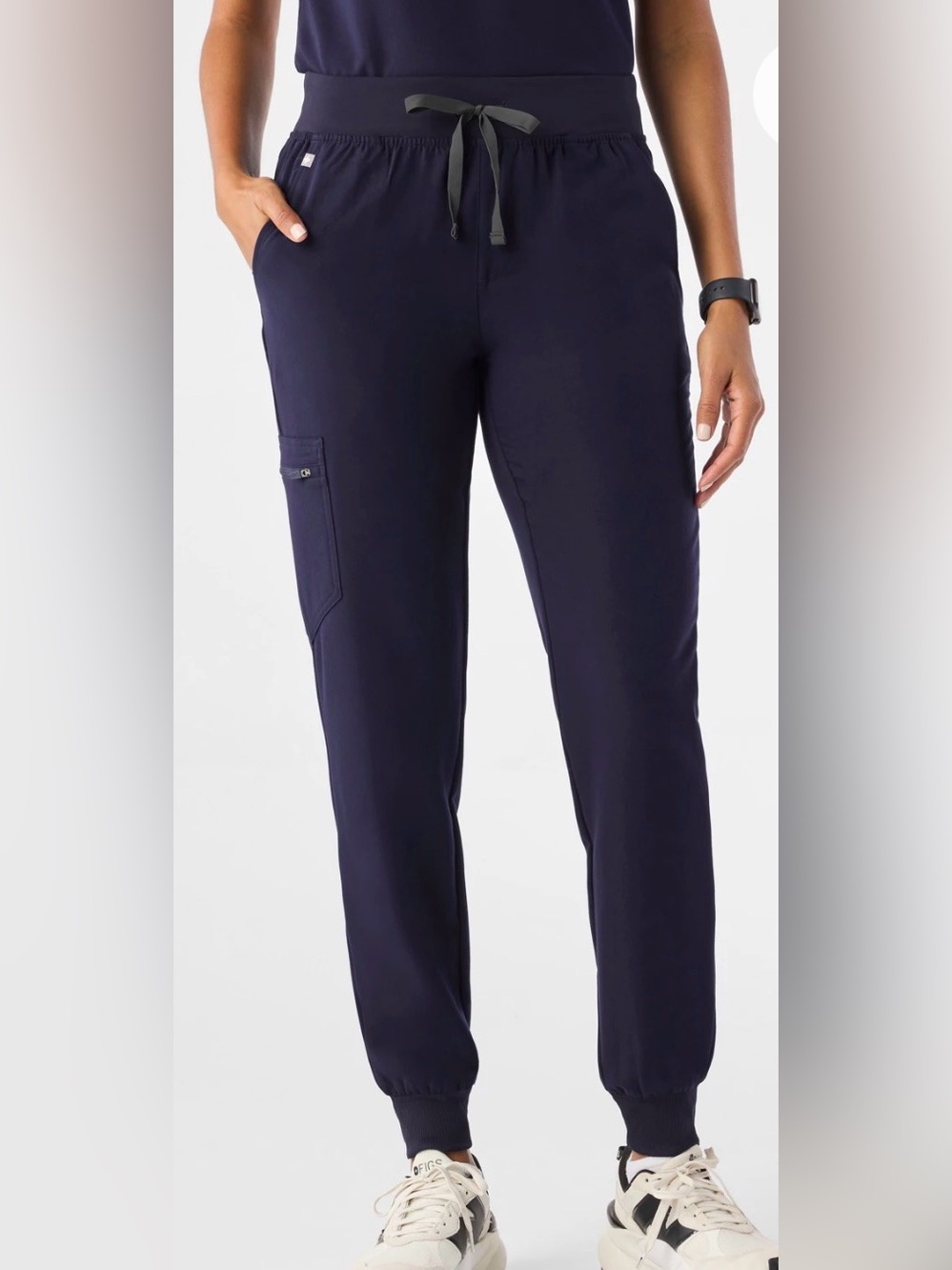 Figs Navy Drawstring Jogger Scrub Pants